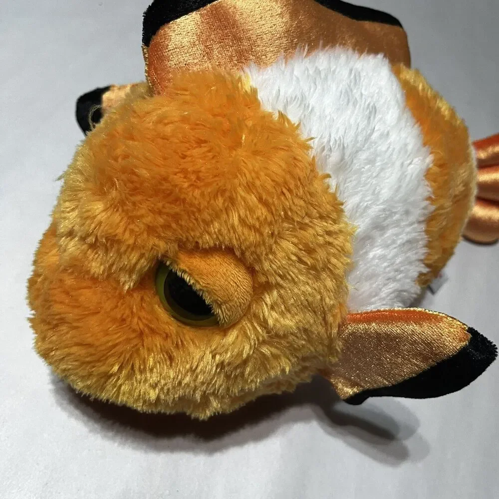 Aurora Destination Nation Orange CLOWN FISH Plush Stuffed Animal 12”